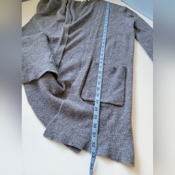 Madewell Merino Wool Blend Oversized Duster Cardigan Grey XXS - Picture 5 of 6